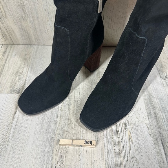 NEW Splendid Gladis Leather Upper Suede Scrunch Block Heel Boots #909 - Picture 12 of 12